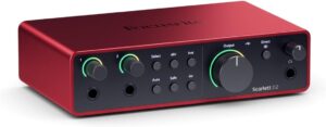 Focusrite Scarlett 2i2 4th Gen